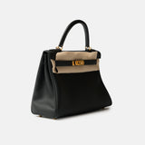 Hermès Kelly Retourne 28 Black Togo GHW