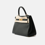 Hermès Kelly Retourne 28 Black Togo GHW