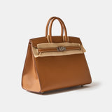 Hermès Birkin Sellier 25 Gold Epsom PHW