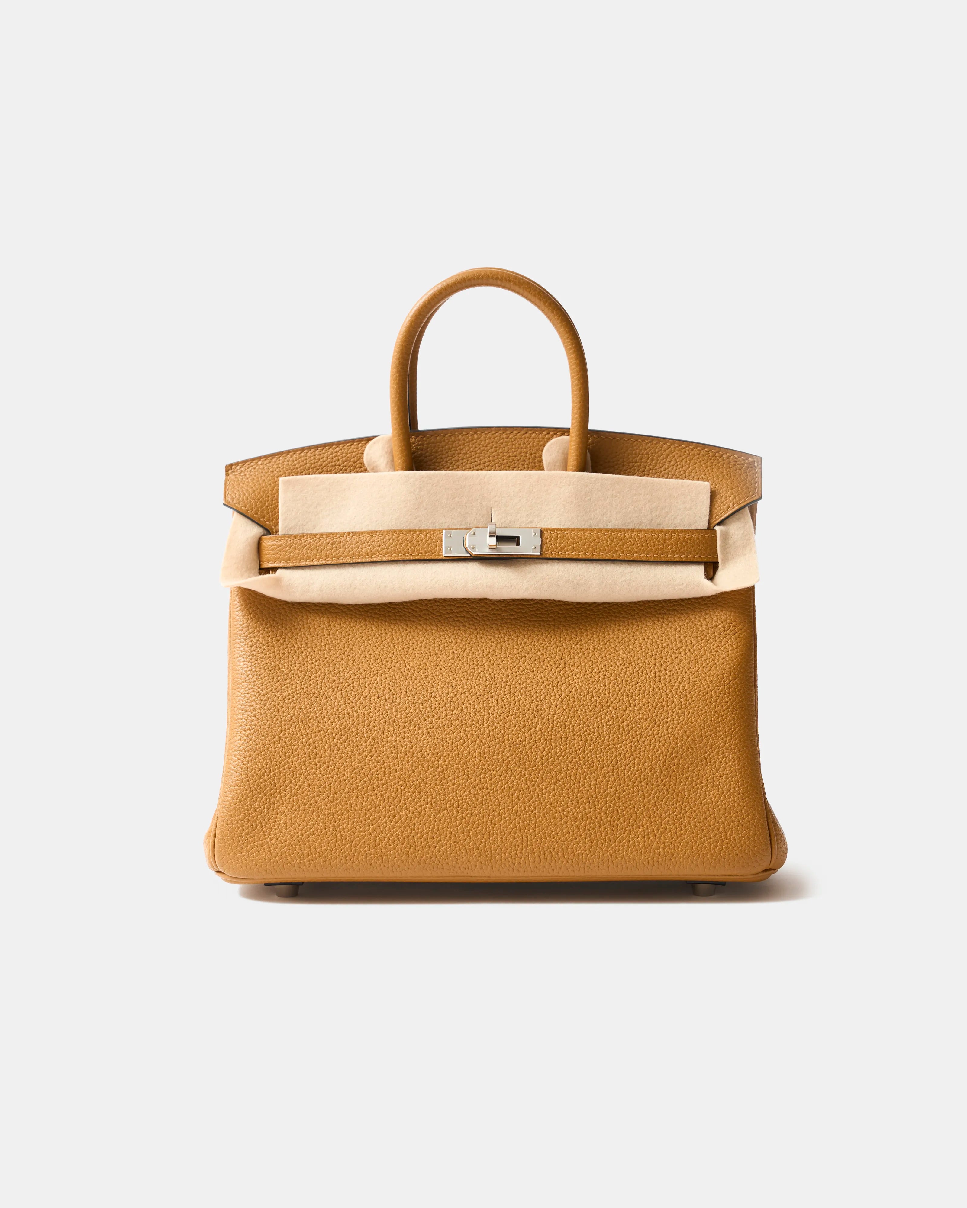Hermès Birkin 25 Biscuit Togo PHW