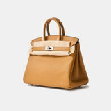 Hermès Birkin 25 Biscuit Togo PHW