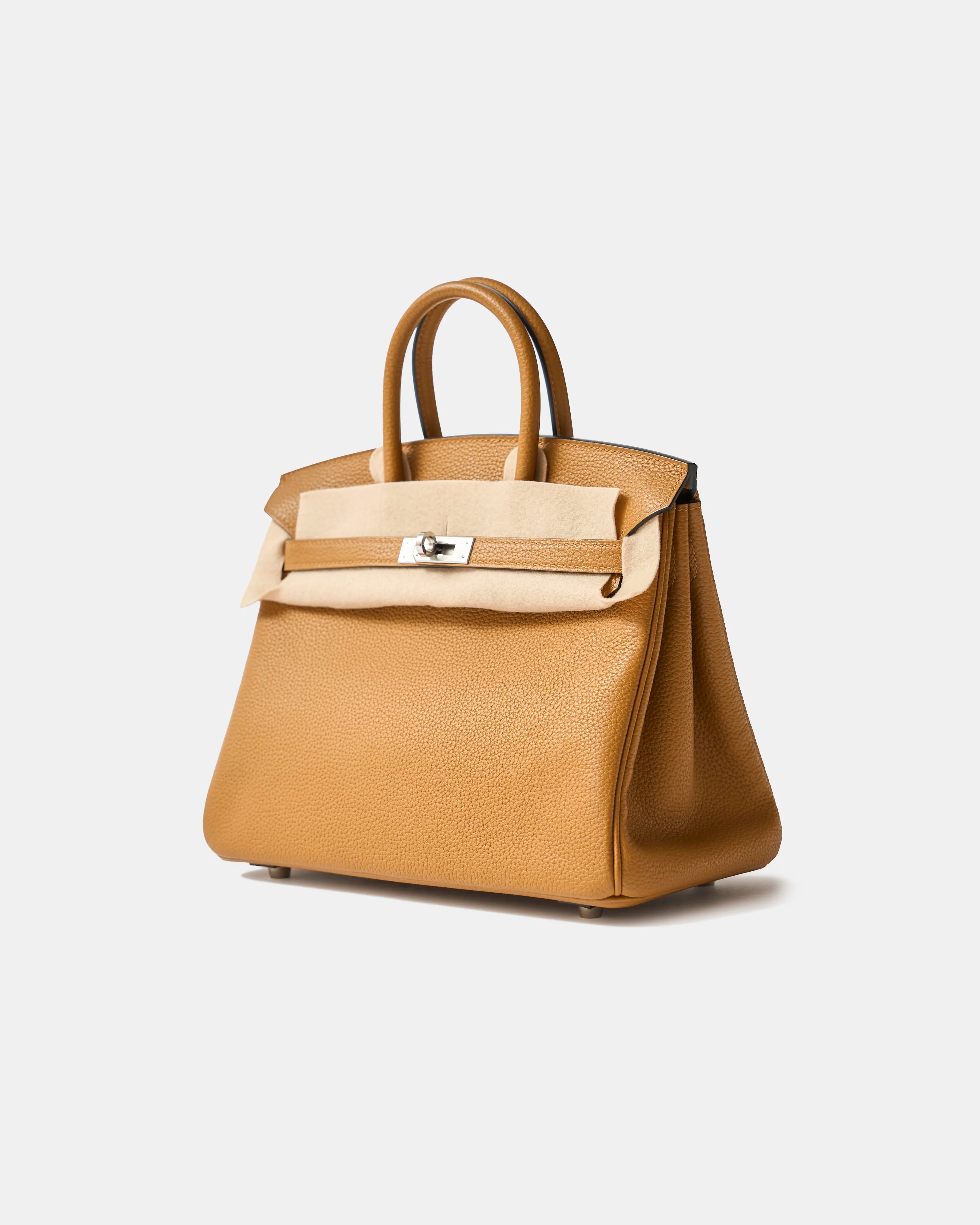 Hermès Birkin 25 Biscuit Togo PHW