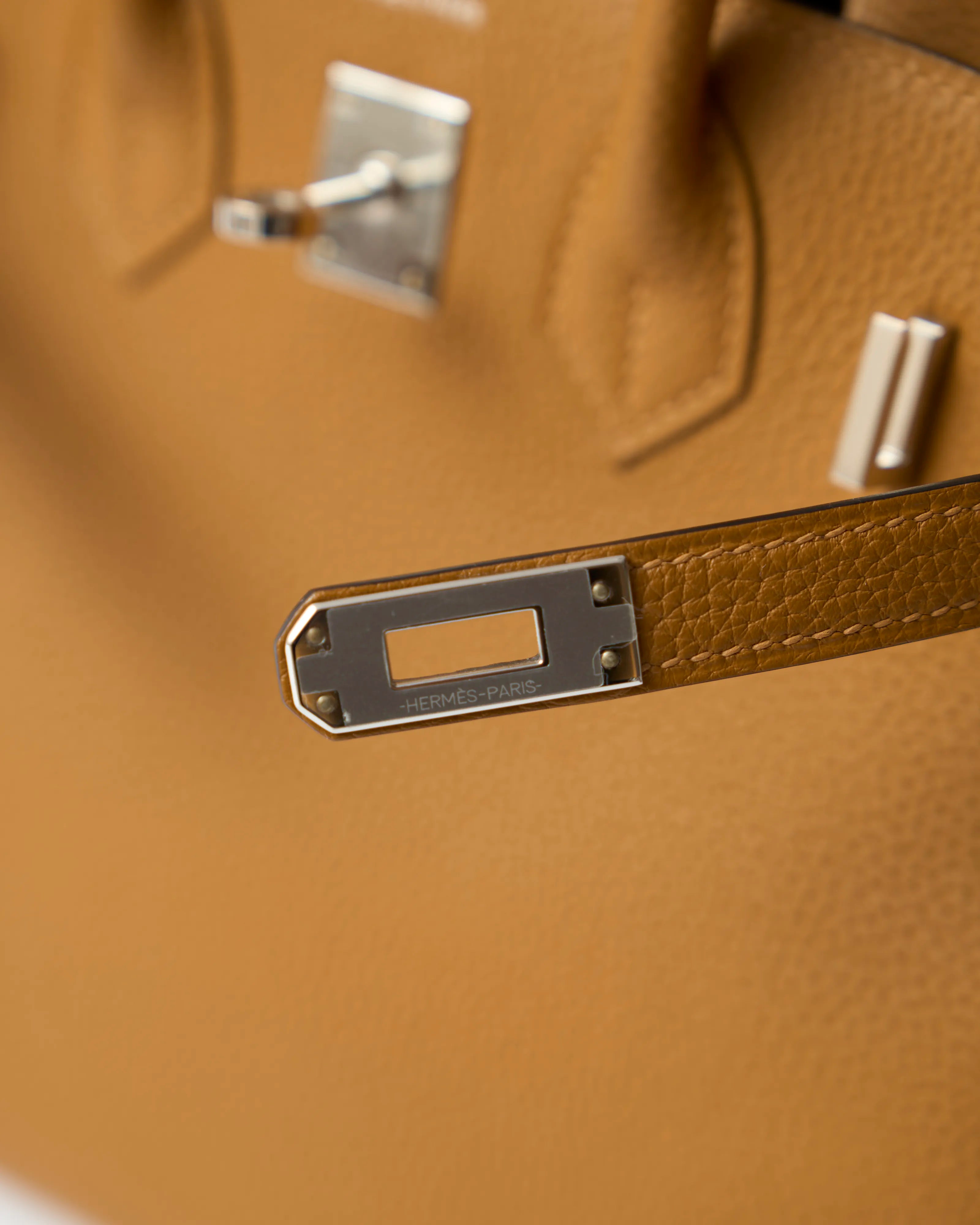 Hermès Birkin 25 Biscuit Togo PHW