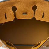 Hermès Birkin 25 Biscuit Togo PHW