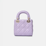 Dior Mini Lady Dior Lilac Bag Lambskin