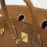 Hermès Birkin Sellier 25 Gold Epsom GHW
