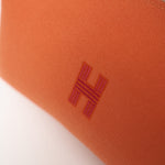 Hermès Bride-a-Brac Orange Feu Cotton PHW