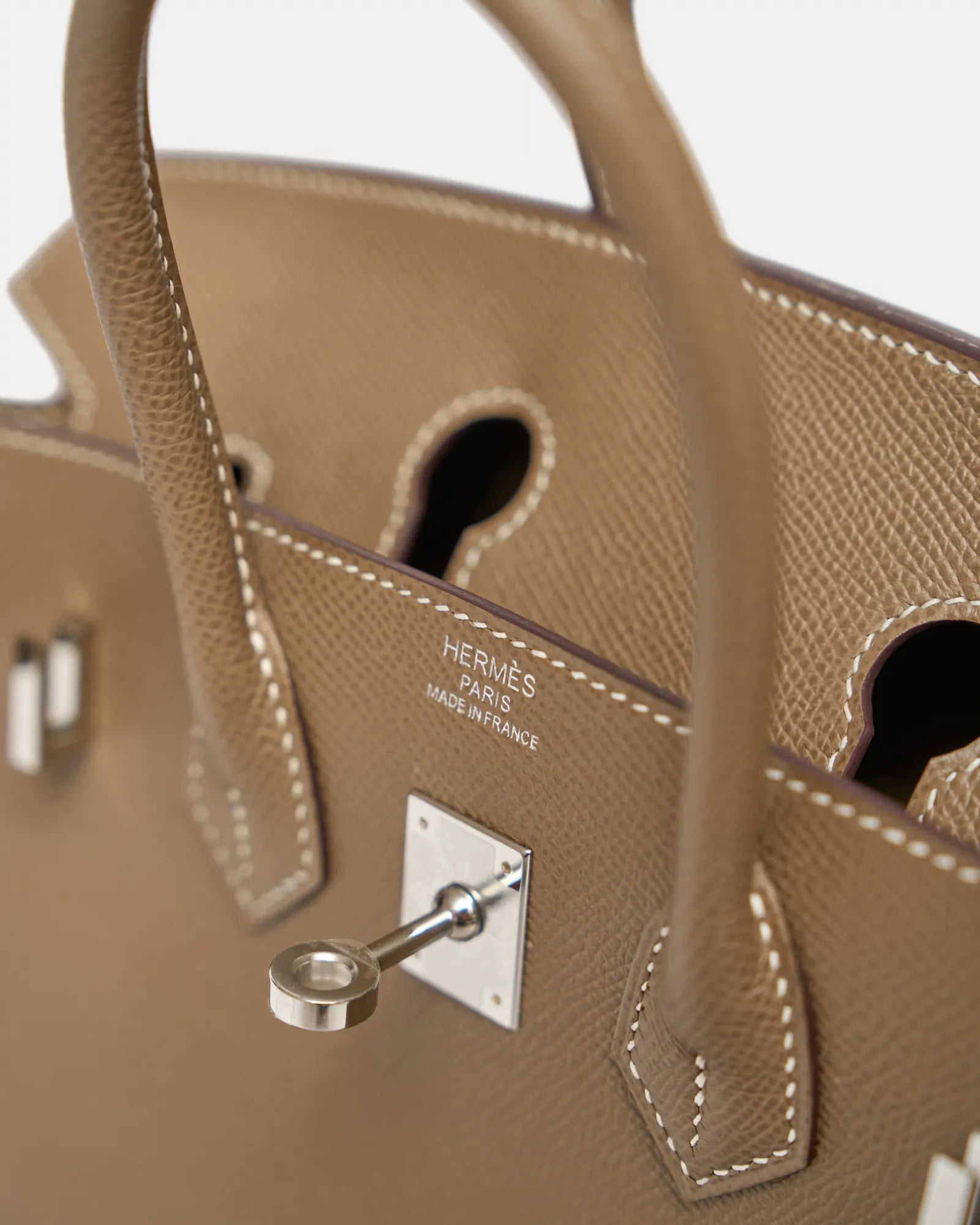 Hermès Birkin Sellier 25 Etoupe Epsom PHW