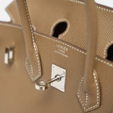 Hermès Birkin Sellier 25 Etoupe Epsom PHW