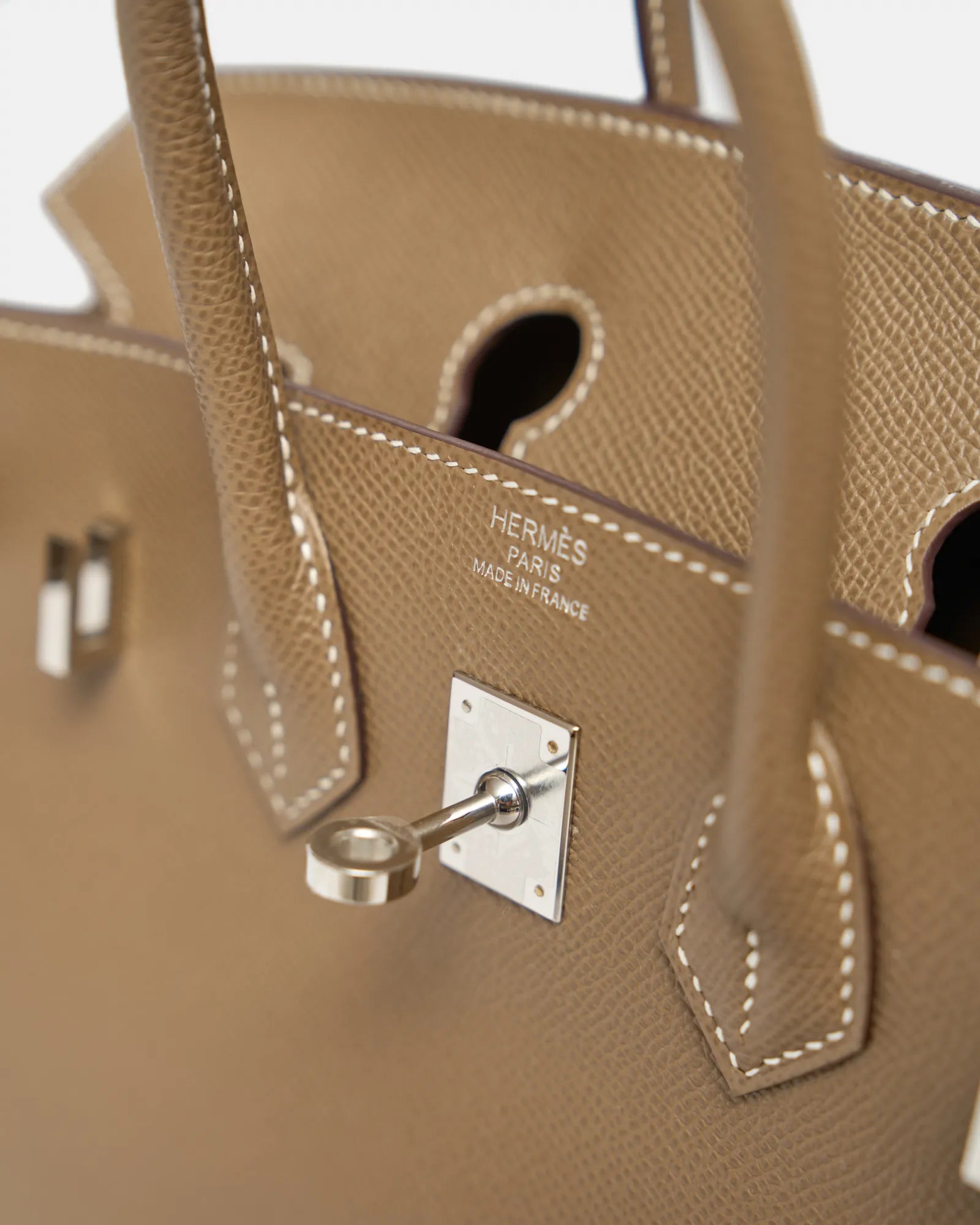 Hermès Birkin Sellier 25 Etoupe Epsom PHW