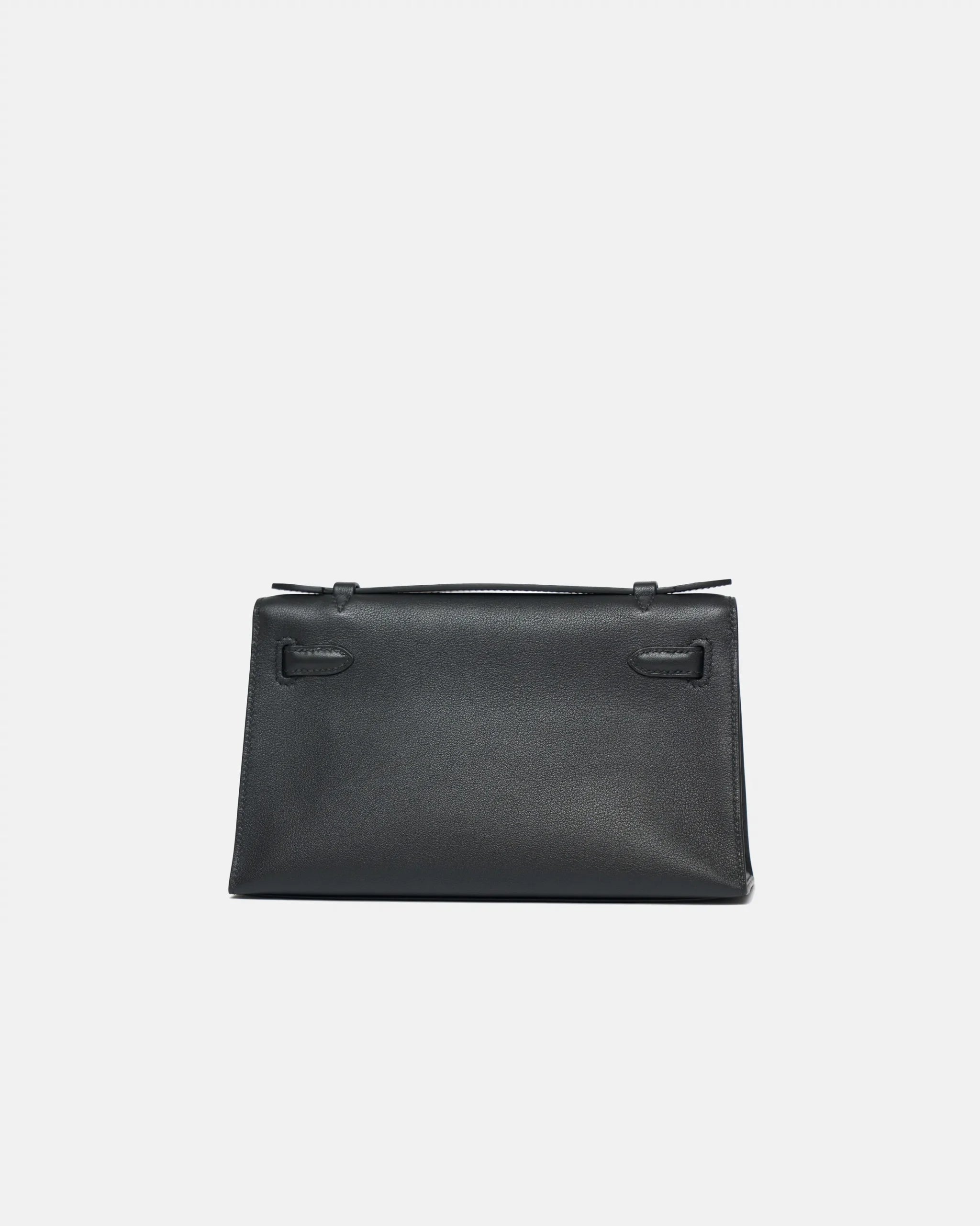 Hermès Kelly Pochette Black Swift GHW
