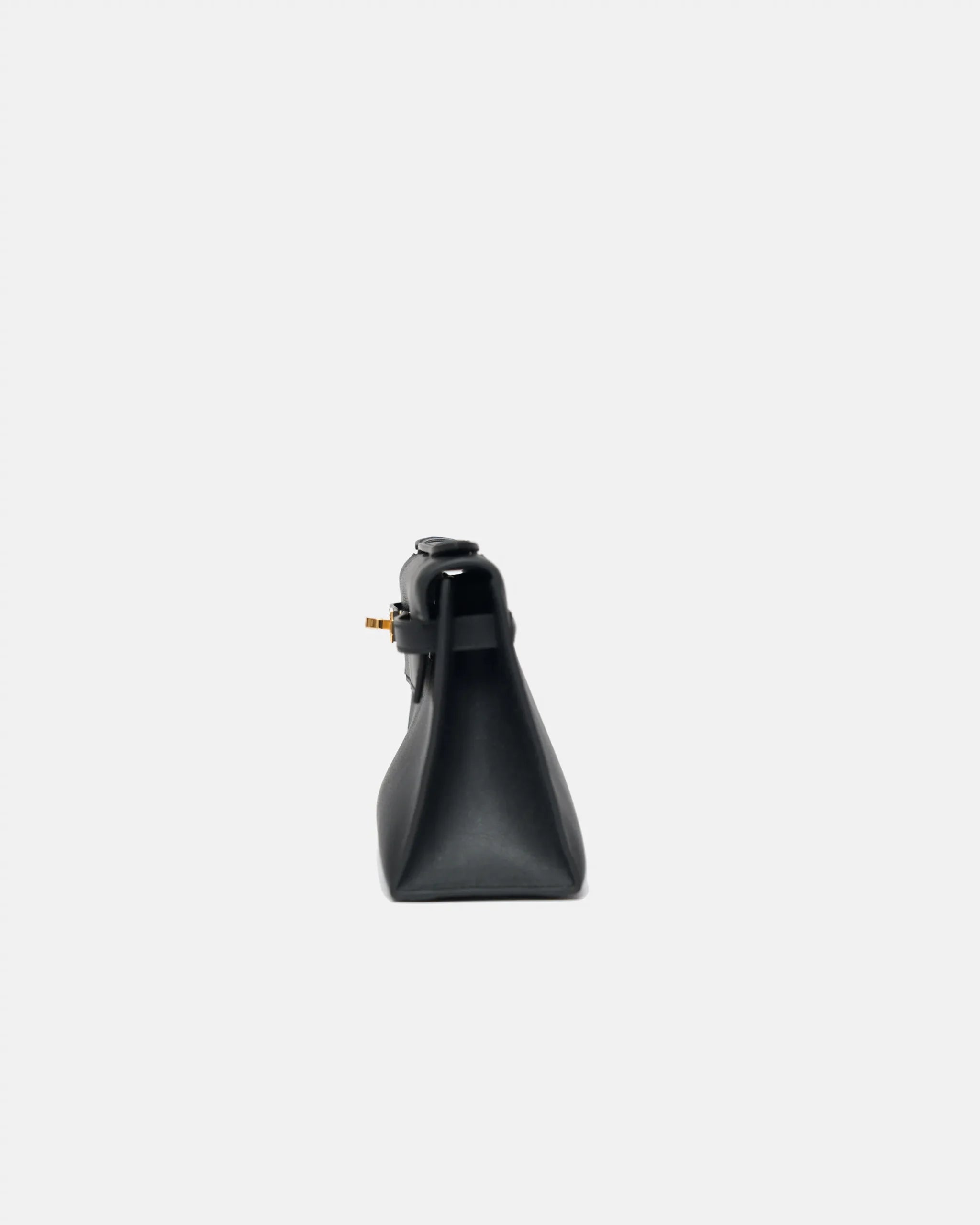 Hermès Kelly Pochette Black Swift GHW
