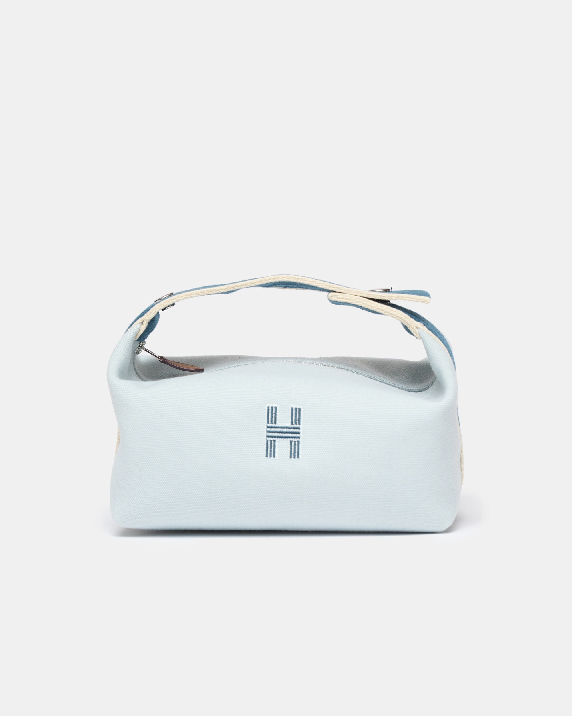 Hermès Bride-a-brac PM Eucalyptus Cotton PHW