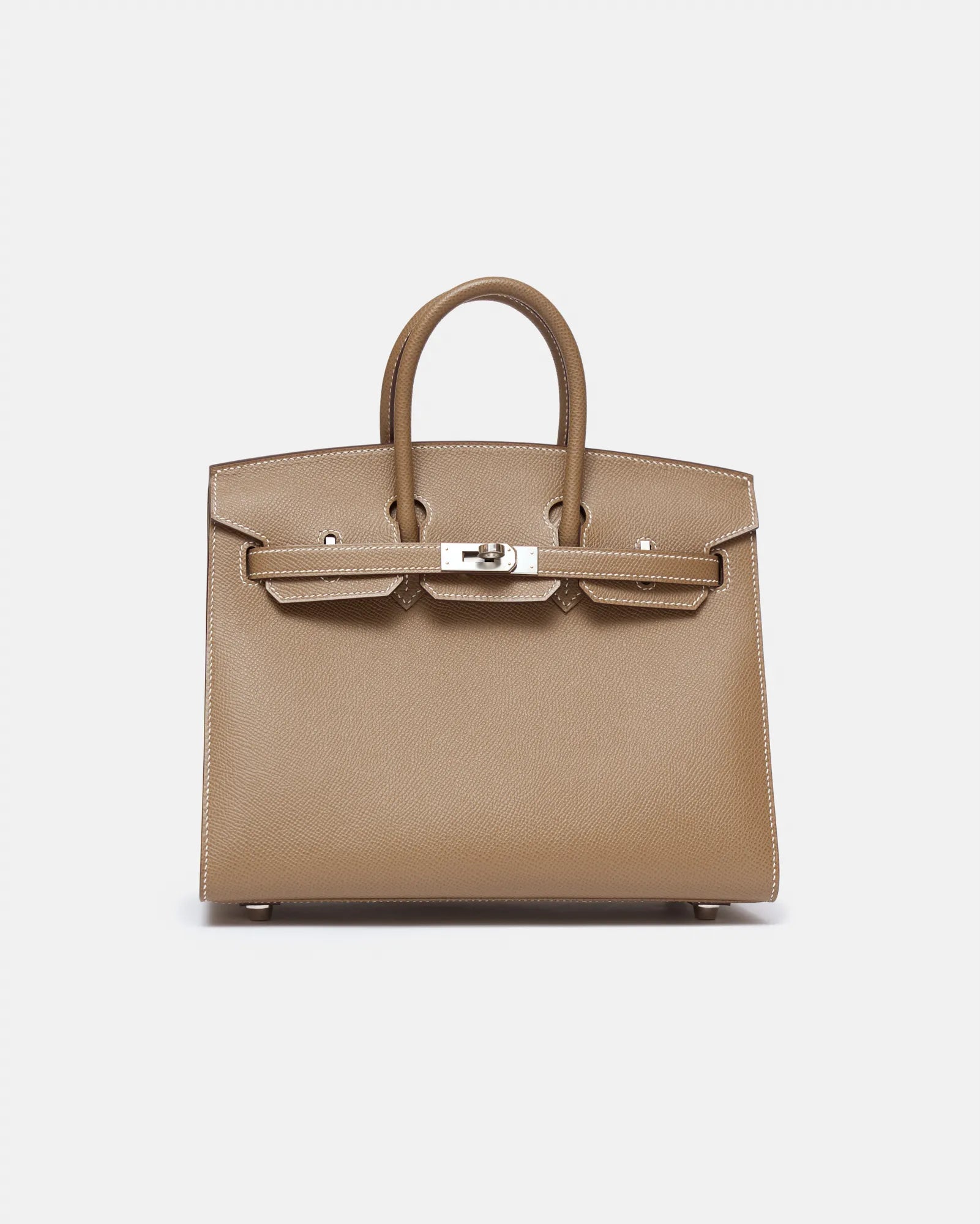 Hermès Birkin Sellier 25 Etoupe Epsom PHW