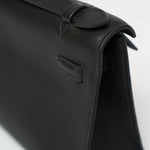 Hermès Kelly Pochette Black Swift GHW