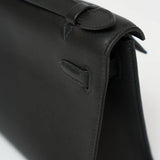 Hermès Kelly Pochette Black Swift GHW