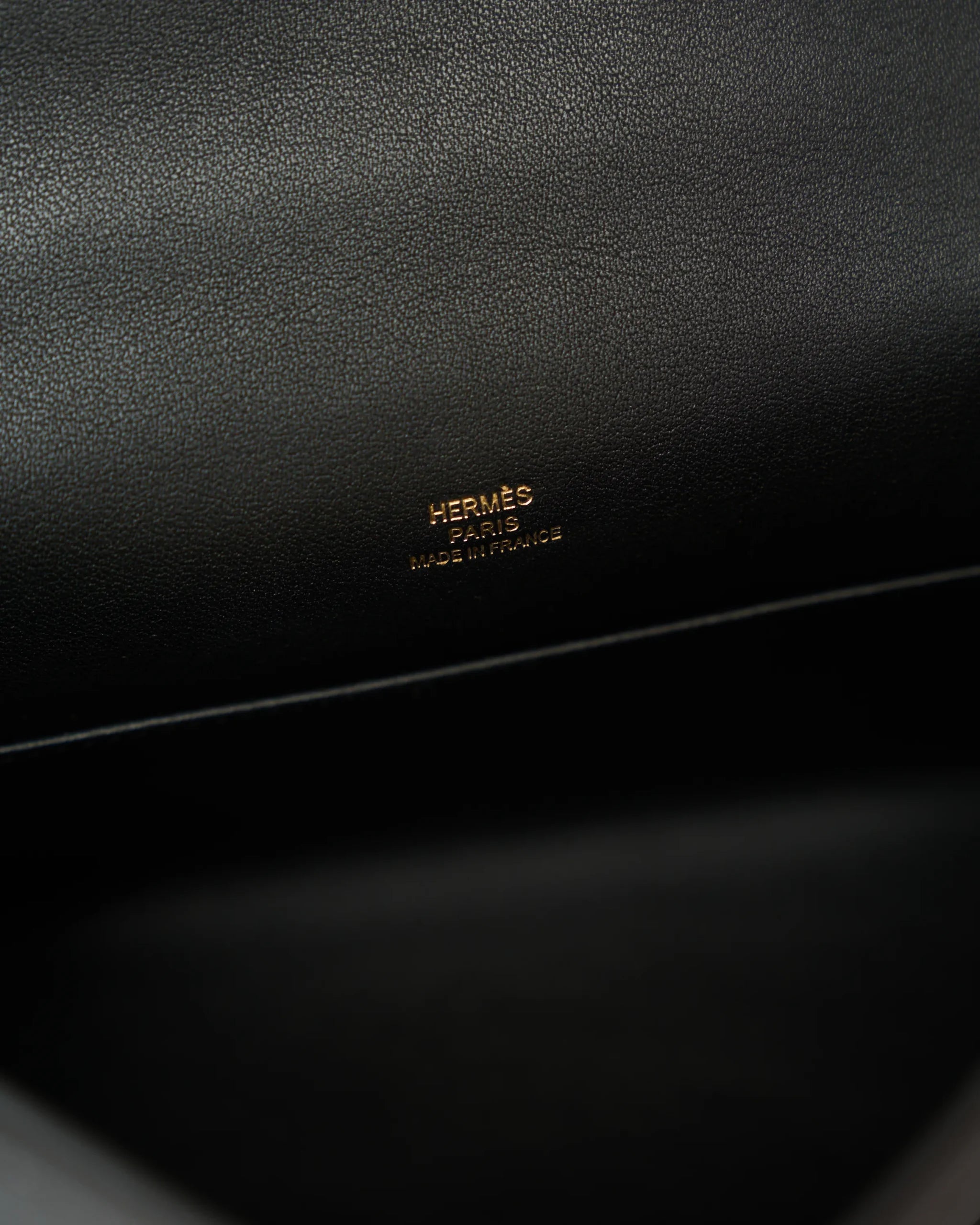 Hermès Kelly Pochette Black Swift GHW