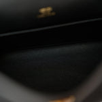 Hermès Kelly Pochette Black Swift GHW