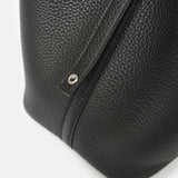Hermès Mini Picotin 18 Caban Clemence PHW