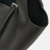 Hermès Mini Picotin 18 Caban Clemence PHW