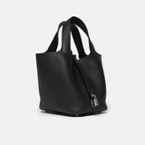 Hermès Mini Picotin 18 Caban Clemence PHW