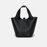 Hermès Mini Picotin 18 Caban Clemence PHW