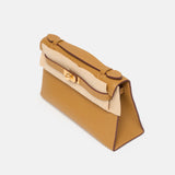 Hermès Kelly Pochette Chai Swift GHW