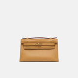 Hermès Kelly Pochette Chai Swift GHW
