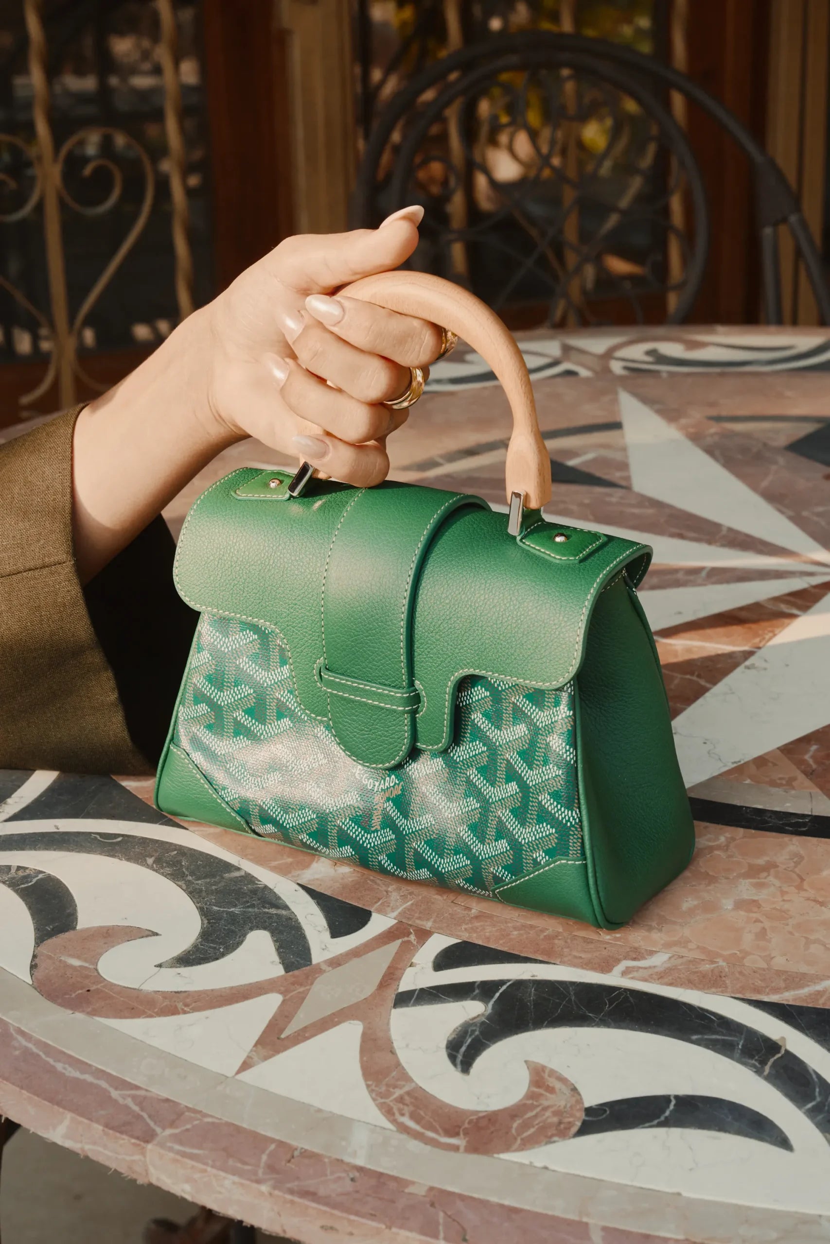 Goyard Saigon Souple Mini Green