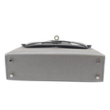 Hermès Mini Kelly 20 Gris Argenté Chèvre Chamkilight PHW