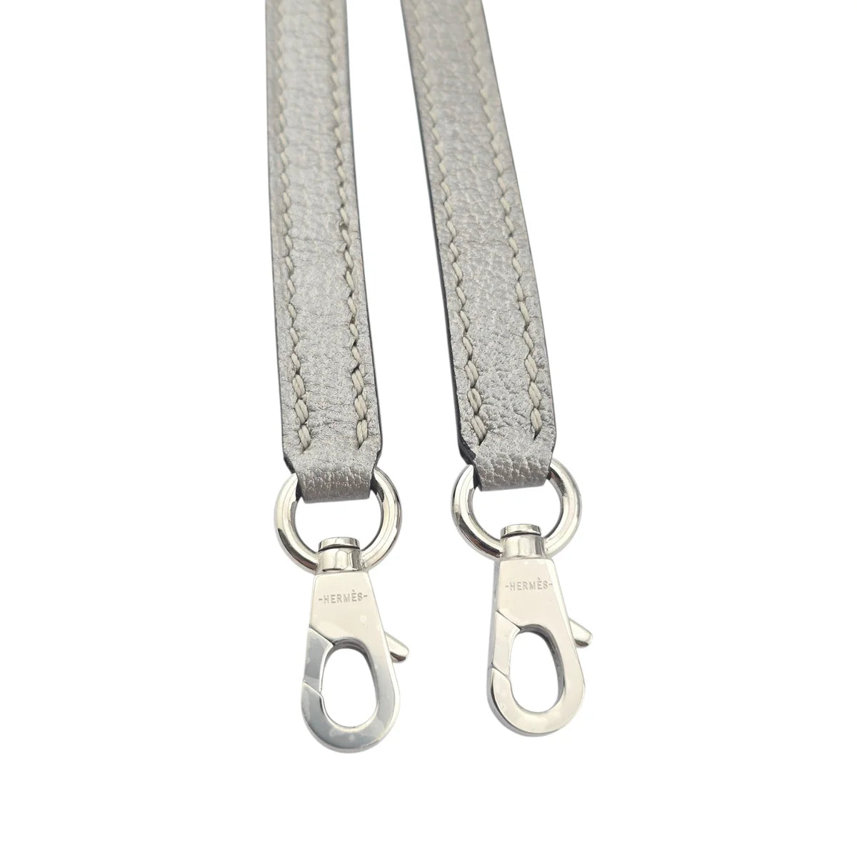 Hermès Mini Kelly 20 Gris Argenté Chèvre Chamkilight PHW