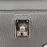 Hermès Mini Kelly 20 Gris Argenté Chèvre Chamkilight PHW