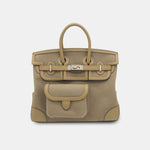 Hermès Birkin 25 Cargo Beige Marfa/Poussiere Toile PHW
