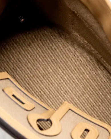 Hermès Birkin 25 Cargo Beige Marfa/Poussiere Toile PHW