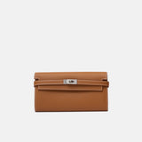 Hermès Kelly Classic Wallet To Go Gold Epsom PHW