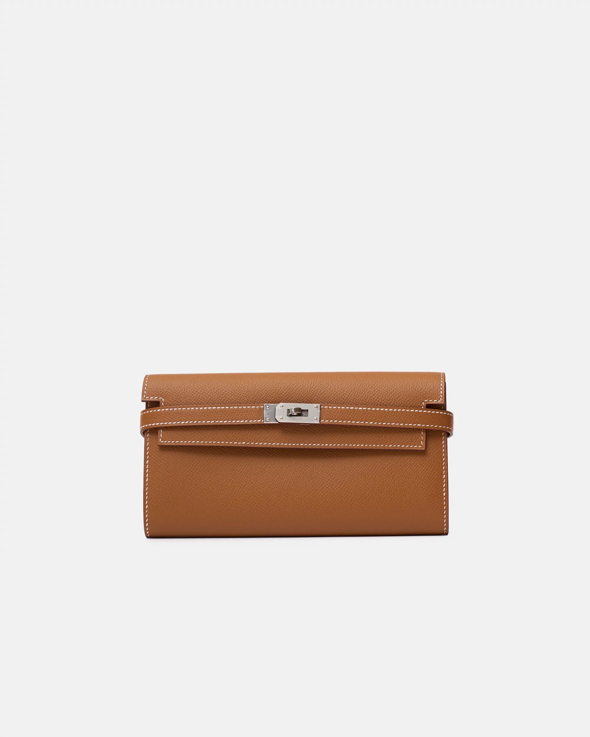 Hermès Kelly Classic Wallet To Go Gold Epsom PHW