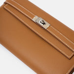 Hermès Kelly Classic Wallet To Go Gold Epsom PHW