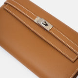 Hermès Kelly Classic Wallet To Go Gold Epsom PHW