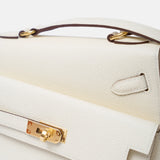 Hermès Mini Kelly Desordre 20 Nata Epsom Ghw