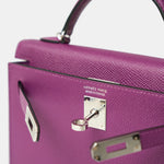 Hermès Mini Kelly 20 Anemone Epsom PHW