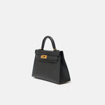 Hermès Kelly 20 Black Epsom PHW