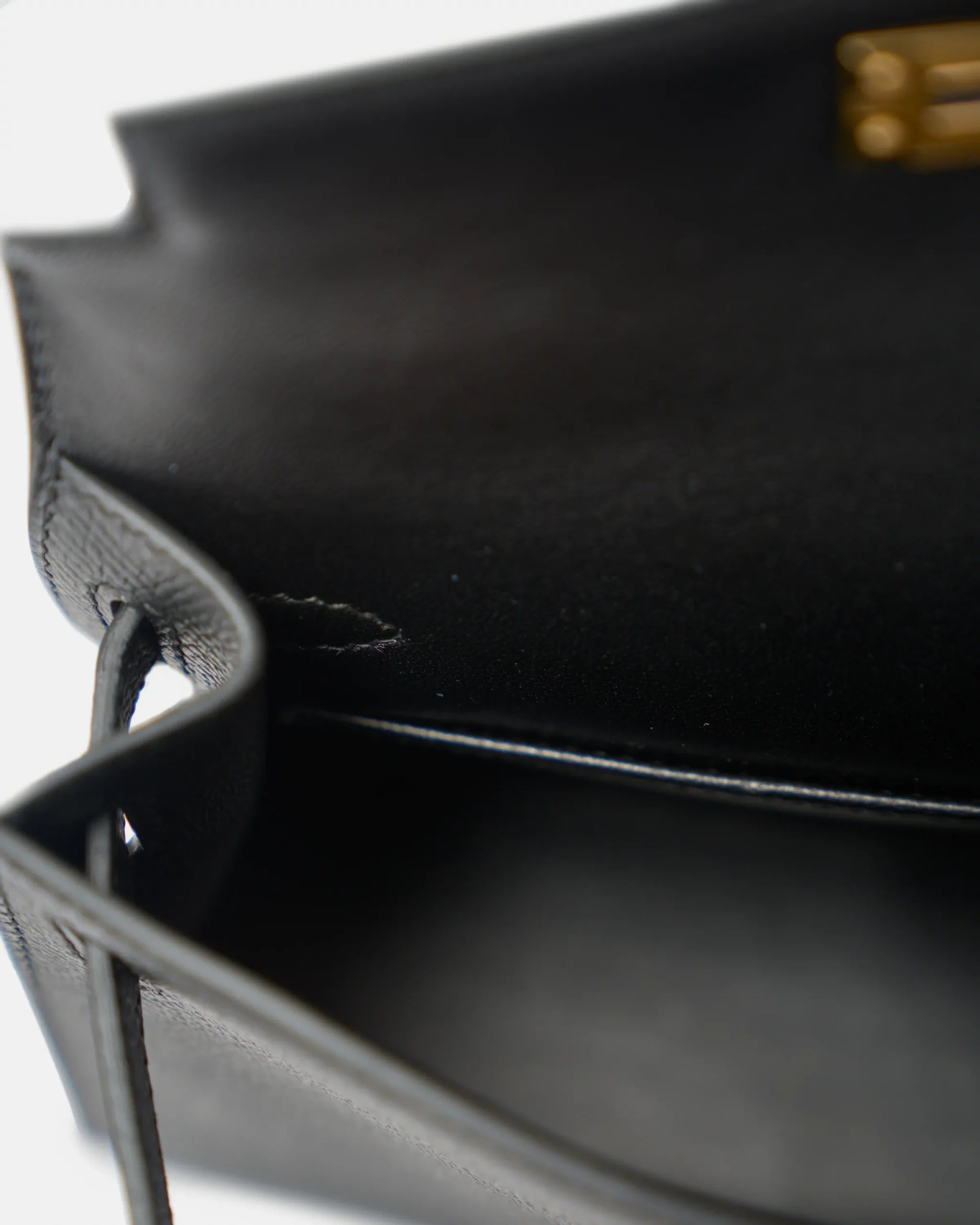 Hermès Kelly 20 Black Epsom PHW
