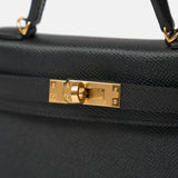Hermès Kelly 20 Black Epsom PHW