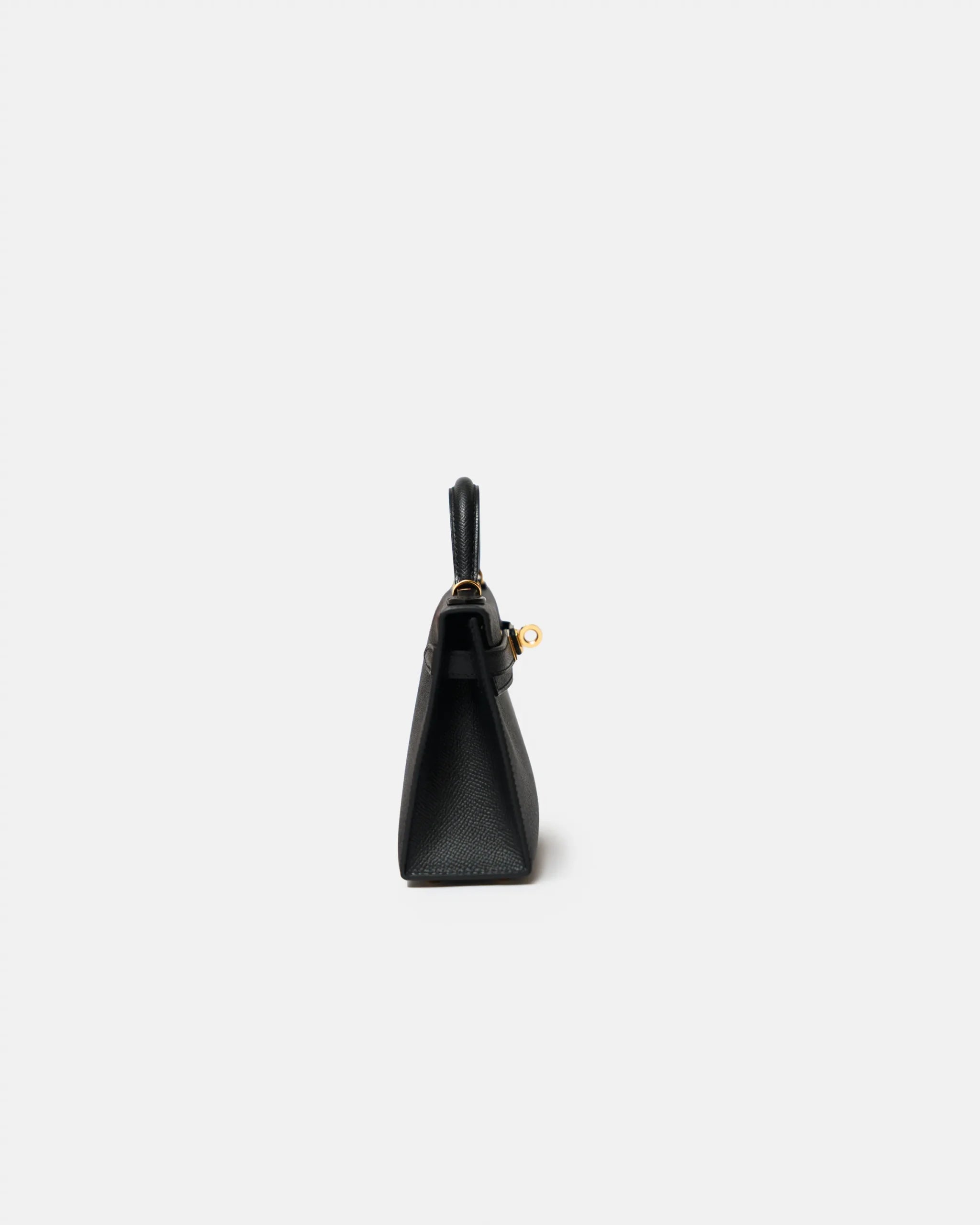 Hermès Kelly 20 Black Epsom PHW