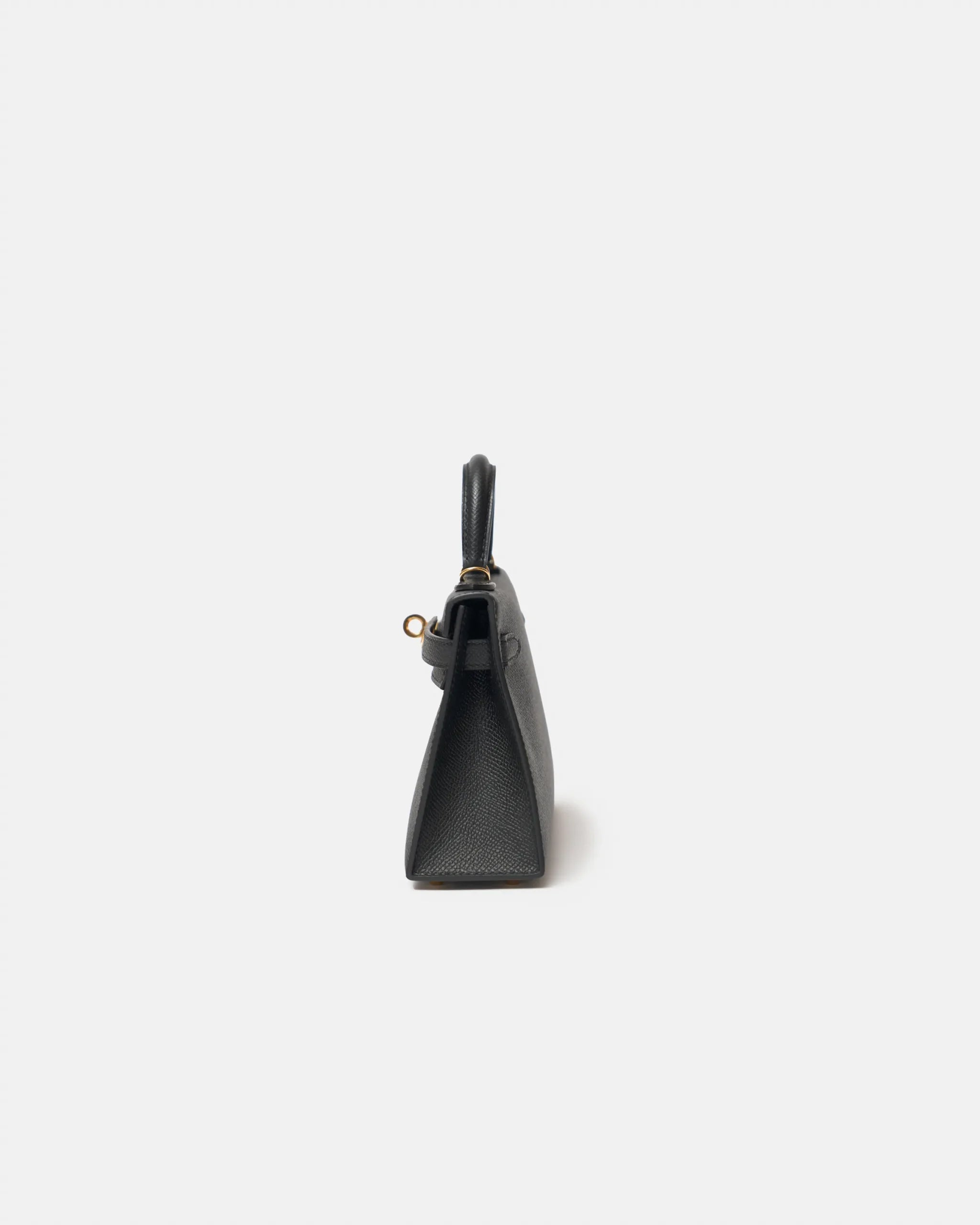 Hermès Kelly 20 Black Epsom PHW