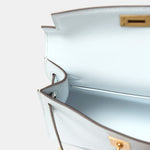 Hermès Mini Kelly 20 Bleu Brume GHW