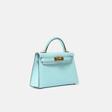 Hermès Mini Kelly 20 Blue Zephyr Epsom GHW