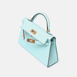 Hermès Mini Kelly 20 Blue Zephyr Epsom GHW