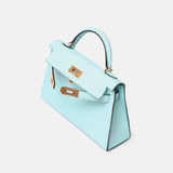 Hermès Mini Kelly 20 Blue Zephyr Epsom GHW