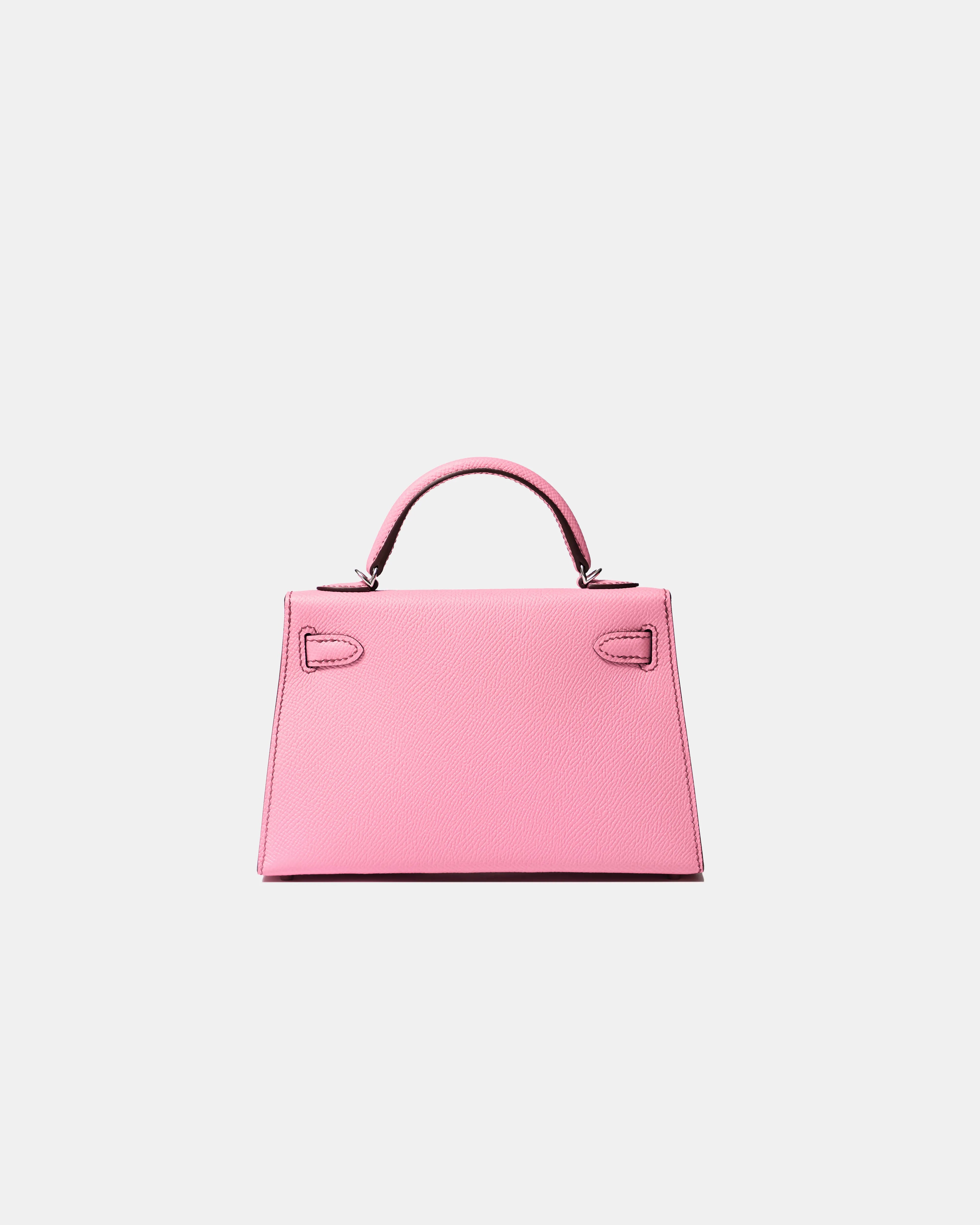 Hermès Mini Kelly 20 Bubblegum Epsom PHW